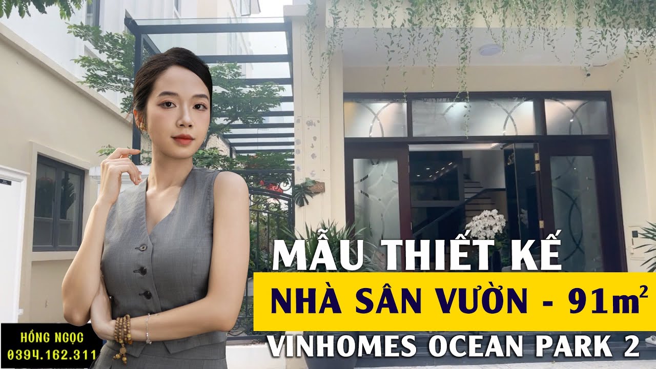 ĐẾN THĂM NHÀ SÂN VƯỜN HOÀN THIỆN 5 TẦNG  TẠI KHU CỌ XANH VINHOMES OCEAN PARK 2 THÁNG 8/2024