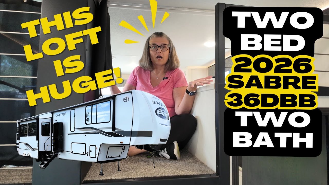 Two Bedrooms AND a MASSIVE LOFT! Is the 2026 Sabre 36DBB Two Bedroom Two Bath RV the Best Value?