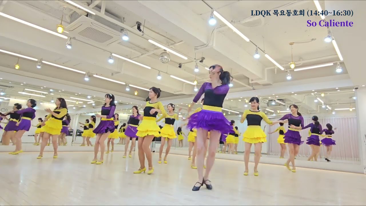 So Caliente Line Dance l High Intermediate l 소 칼리엔테 라인댄스 l Linedancequeen l Junghye Yoon