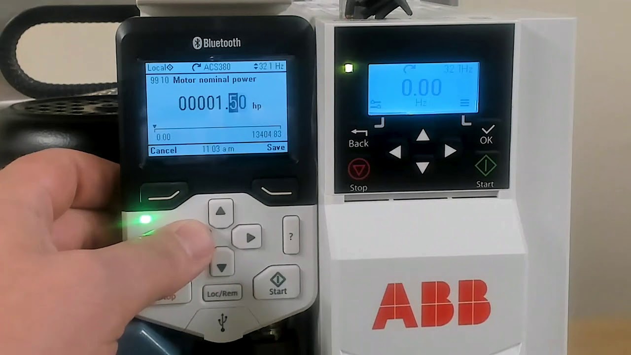 AAP Automation Set up of ABB ACS380 Motor Parameters