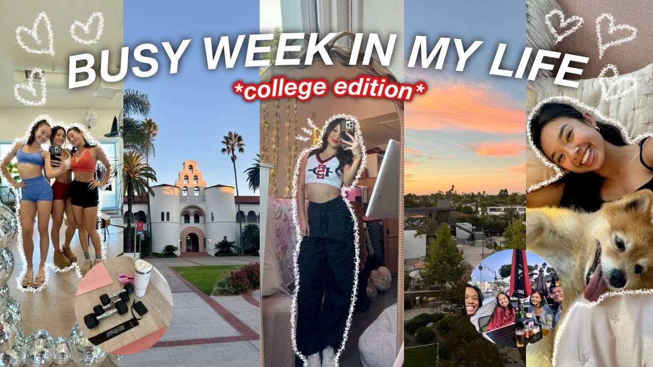 BUSY WEEK IN MY LIFE *college edition*