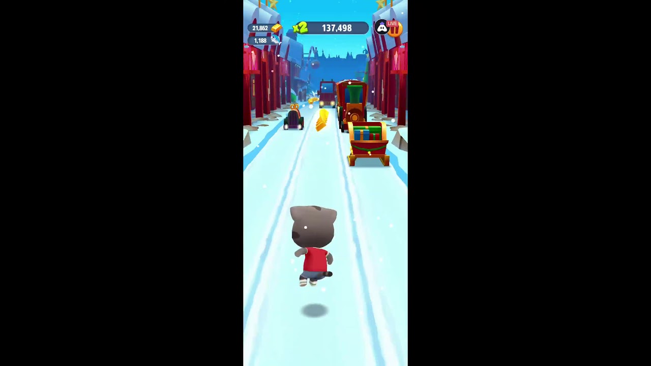 Talking Tom Gold Run Live 🔴 | Unlimited Run Challenge 2026 🏃‍♂️ | Best Gameplay