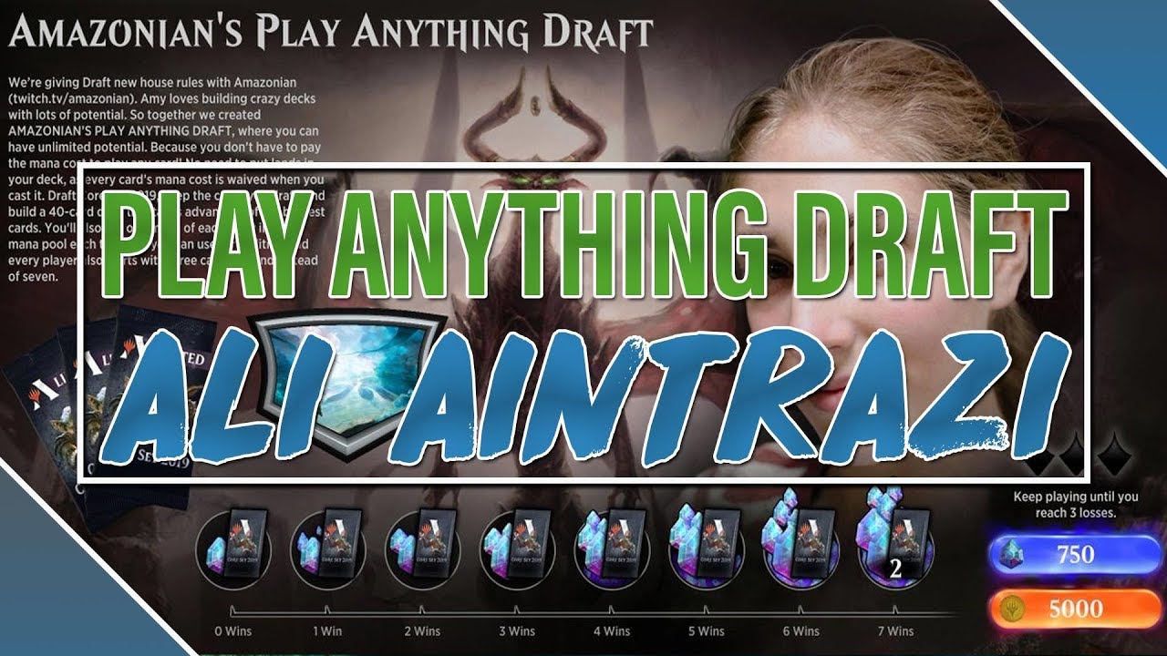 Omniscience Draft (Amyzonian's Play Anything Drafft) | Stream Highlight | Ali Aintrazi [MTG Arena]