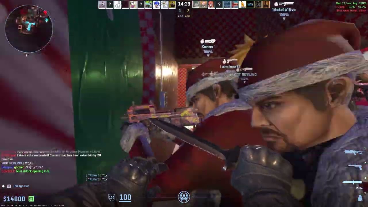 CS2 Zombie Escape - ze_mars_escape_xmas - GFL Server