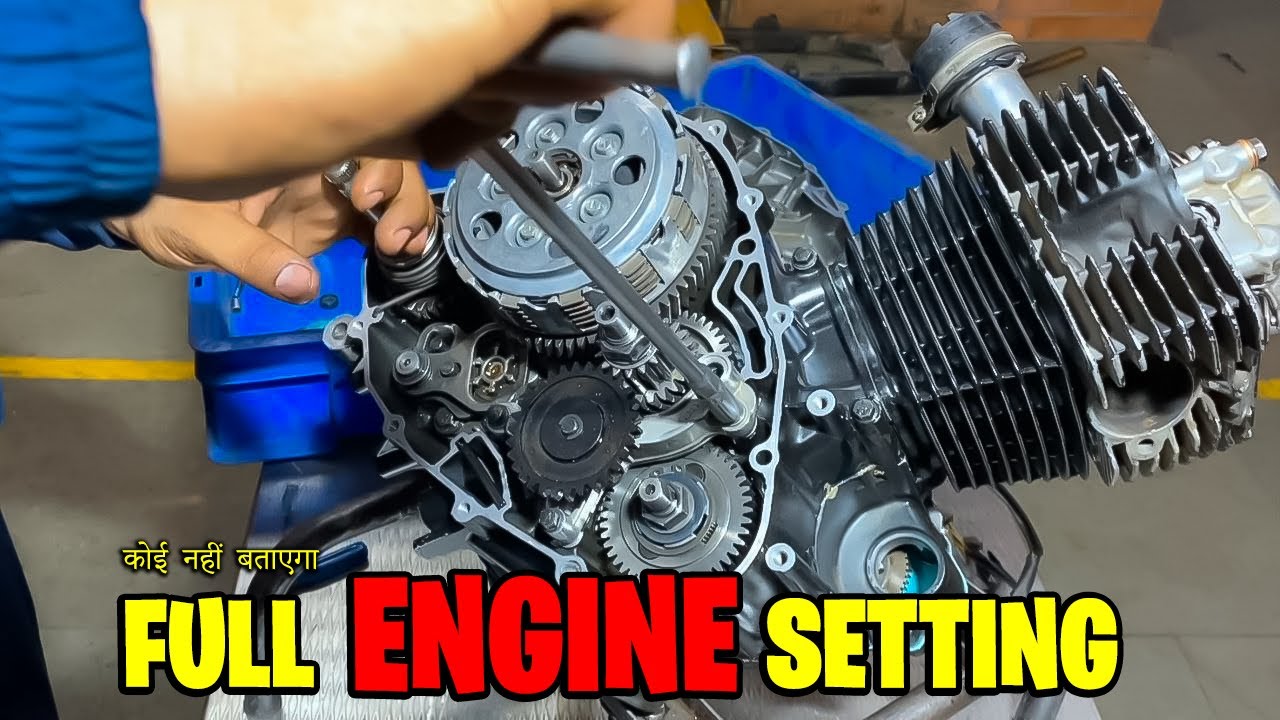 शायद ही पहले कभी देखि होगी ऐसी इंजन सेटिंग   FULL ENGINE FITTING STEP-BY-STEP🔥|