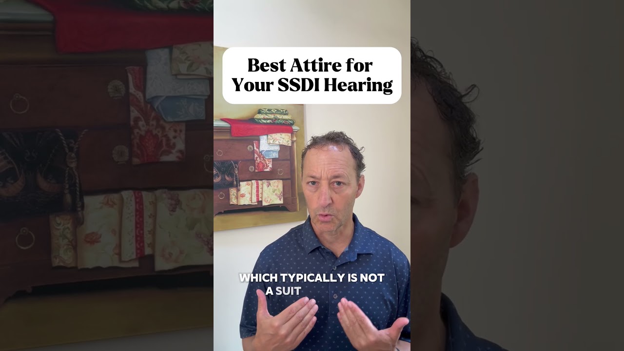 What to Wear to Your SSDI Hearing: Best Attire Tips #shorts #disabilityhearing