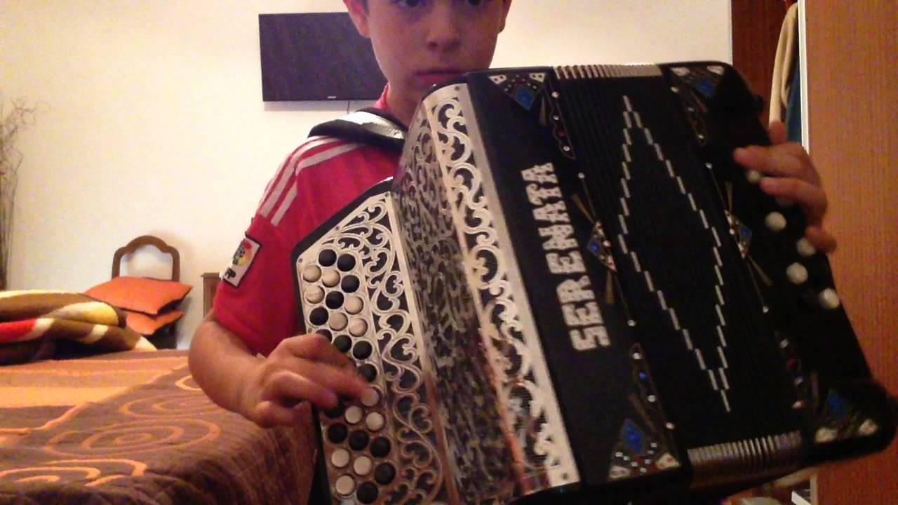 Cana verde - aprender concertina - aula 1