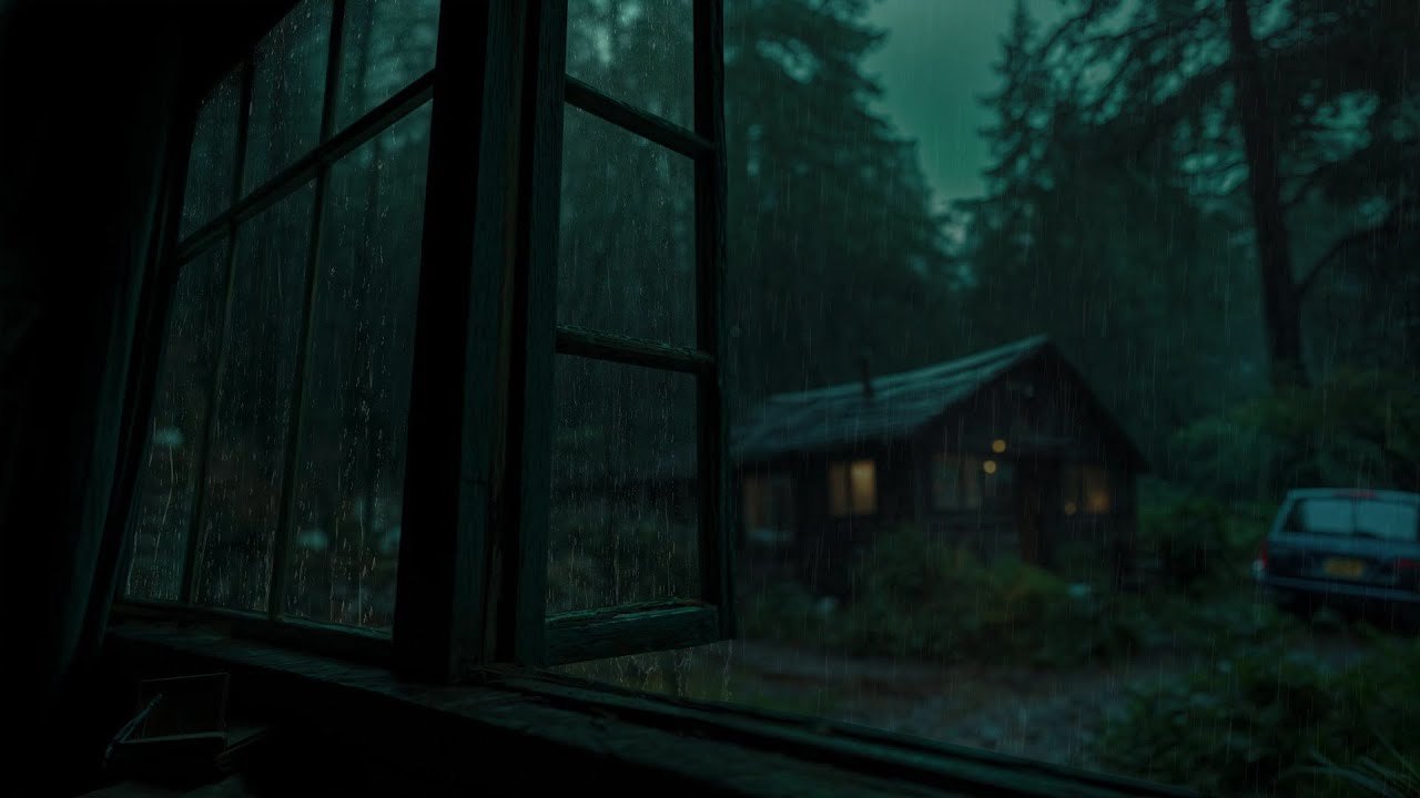 Sleep with Gentle Rain on Window 🌧️ | Relaxing Sounds for Deep Sleep & Focus