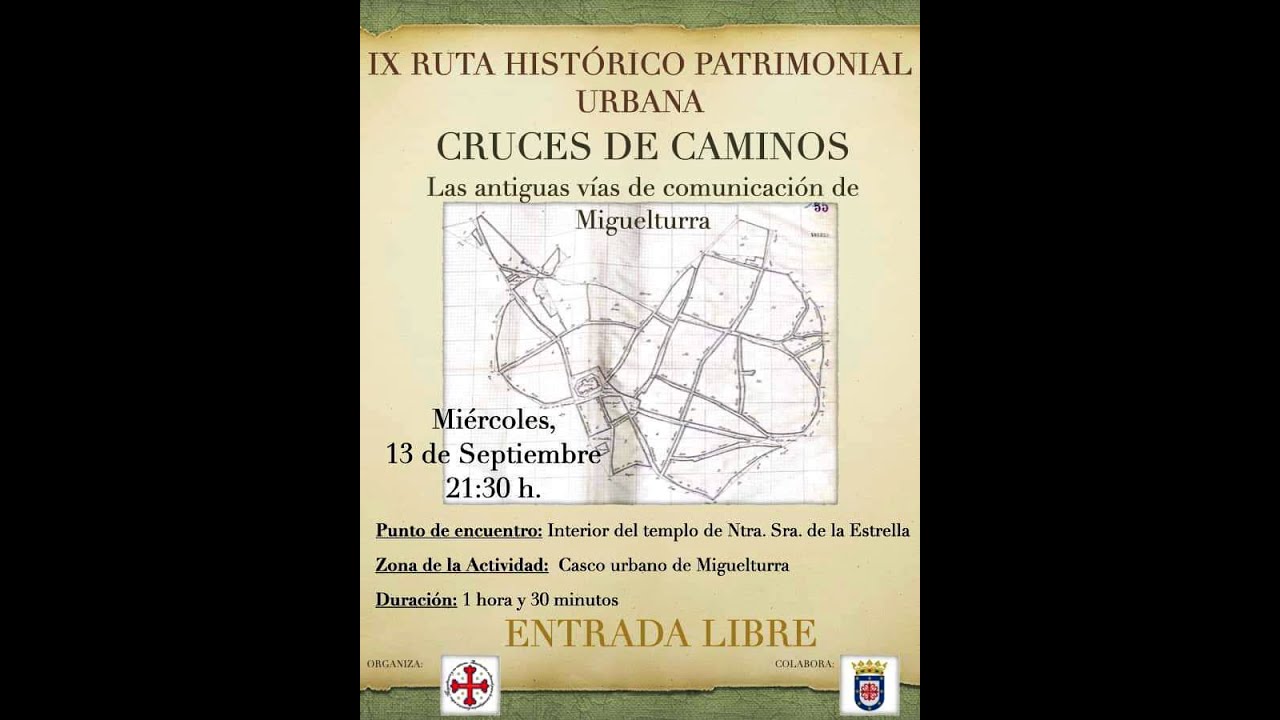 Ruta urbana Asociación Malastardes "CRUCES DE CAMINOS" 13 septiembre 2023