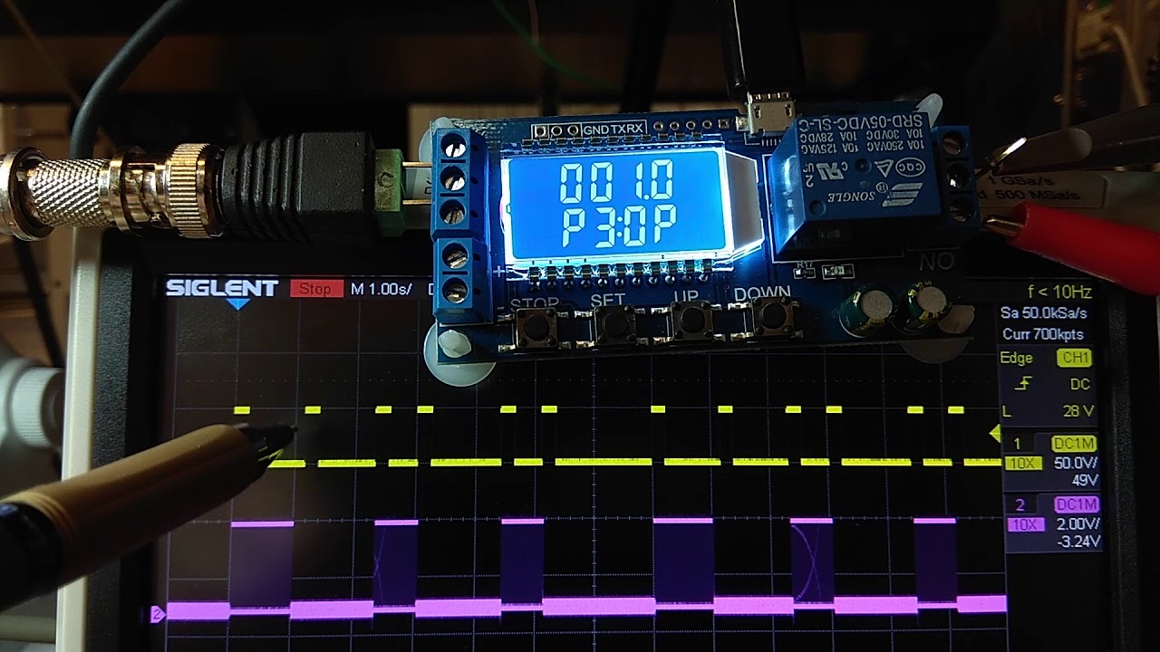ICStation — Very flexible 10 ms- 9999 min timer with LCD and USB or 6-30 VDC powering