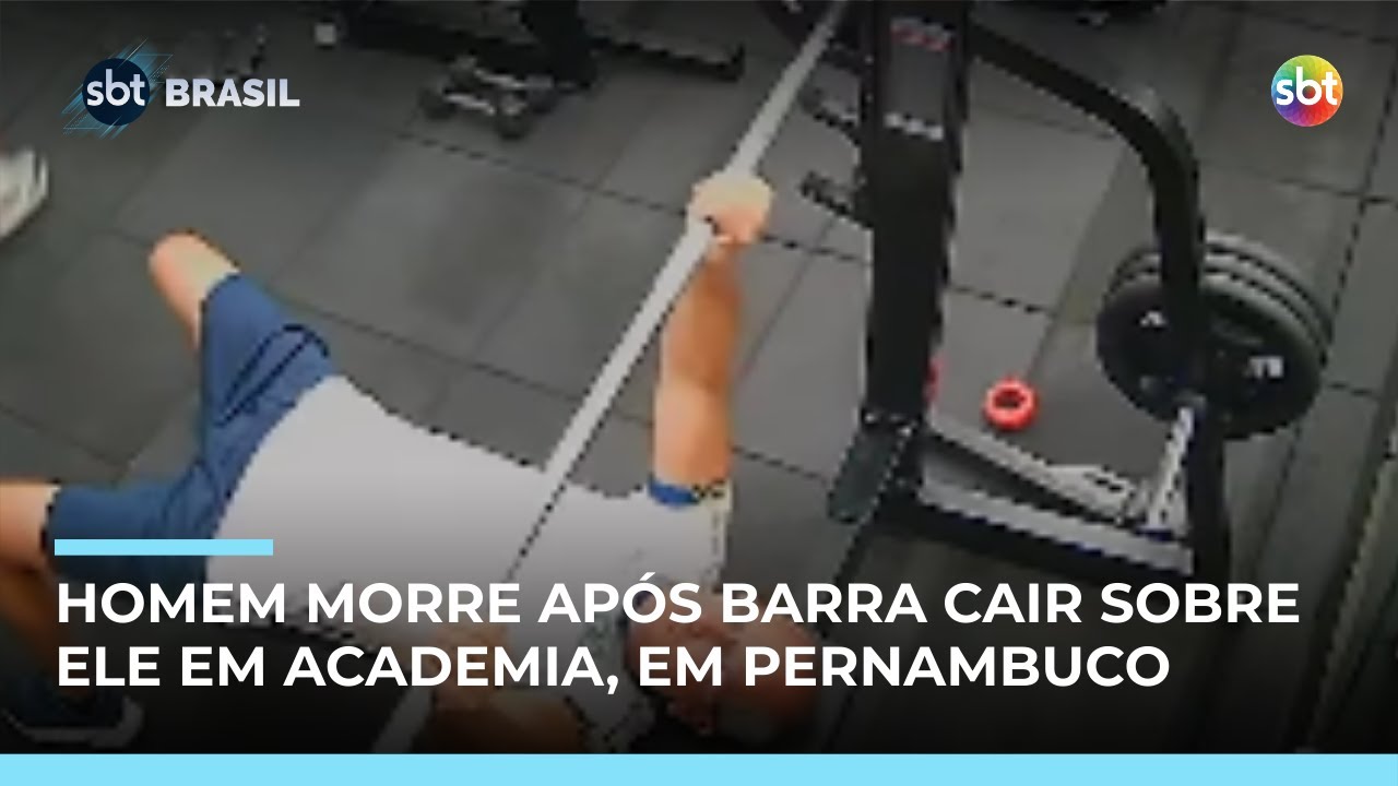 Homem morre ap&oacute;s acidente com barra de pesos em academia de Olinda| #SBTBrasil