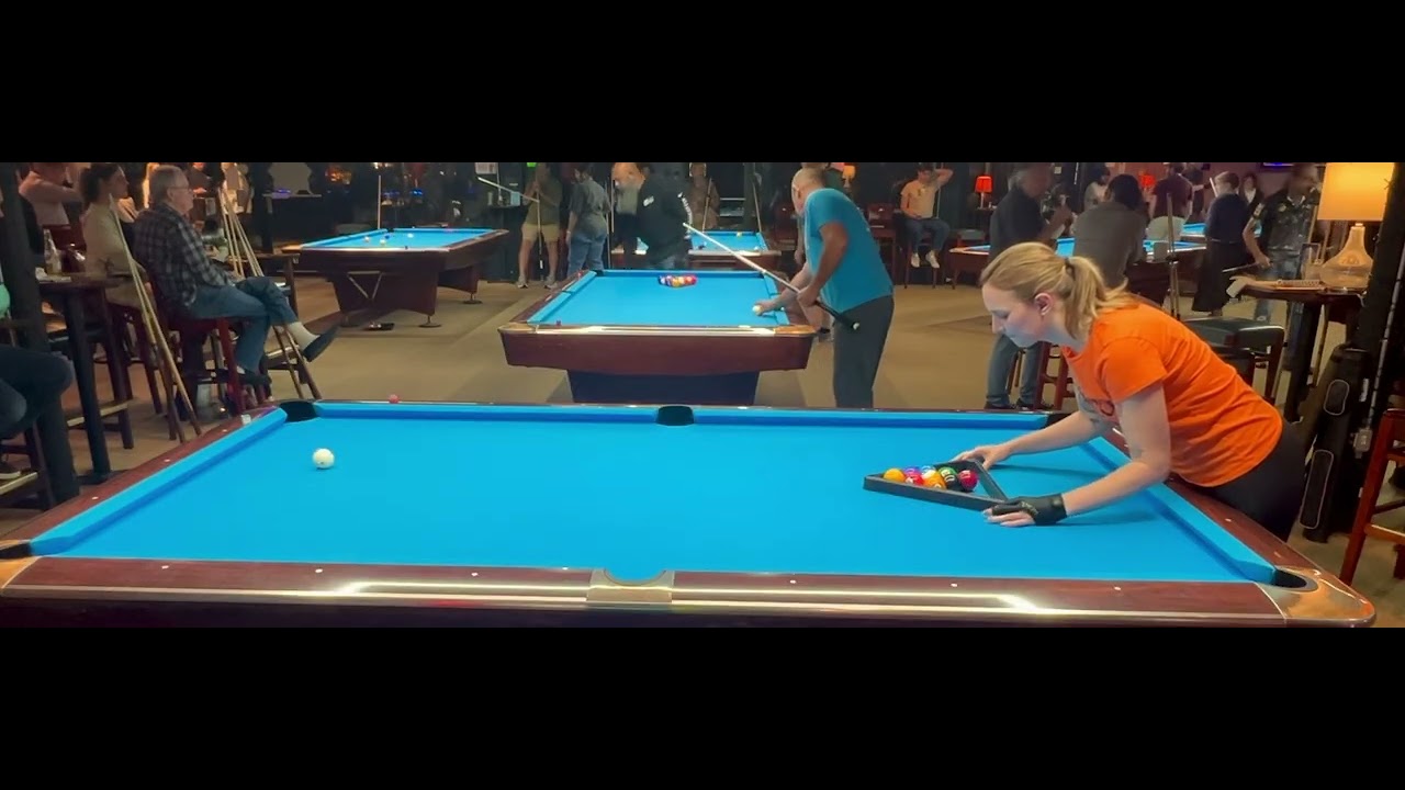 5 vs 5. APA 9Ball race to 38 points 9 is worth 2. W. 