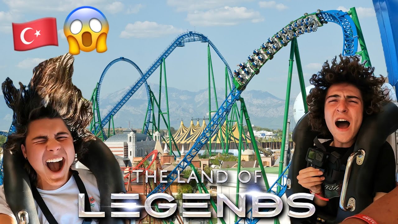 Turkey’s TALLEST & Fastest! 🇹🇷 The Land of Legends Theme Park