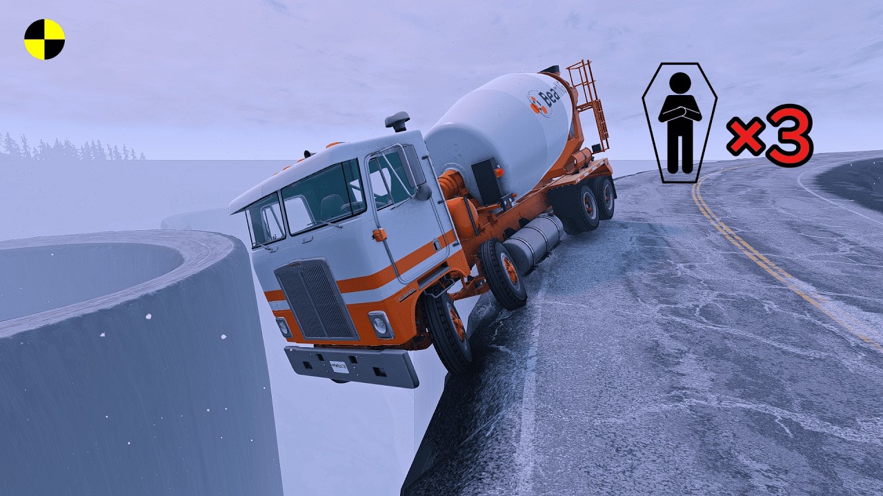 Realistic High-Speed Car Crashes in BeamNG.drive #130 | Ultra Detailed Crash Compilation