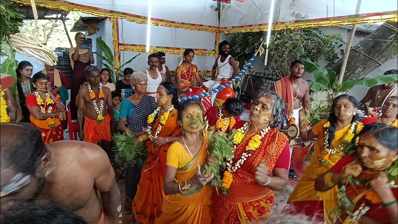 வடக்குத்தியம்மன் கோவில் சாமியாட்டம் தென்காசி ஆயிரப்பேரி