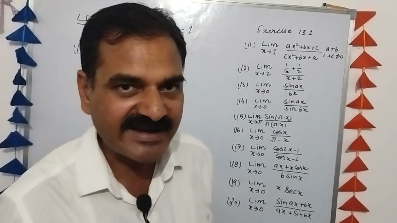 SOLUTION OF QUESTIONS OF LIMIT OF TRIG. FUNCTION FROM EXERCISE 13.1 QUESTION 11 TO 20 FOR CLASS 11