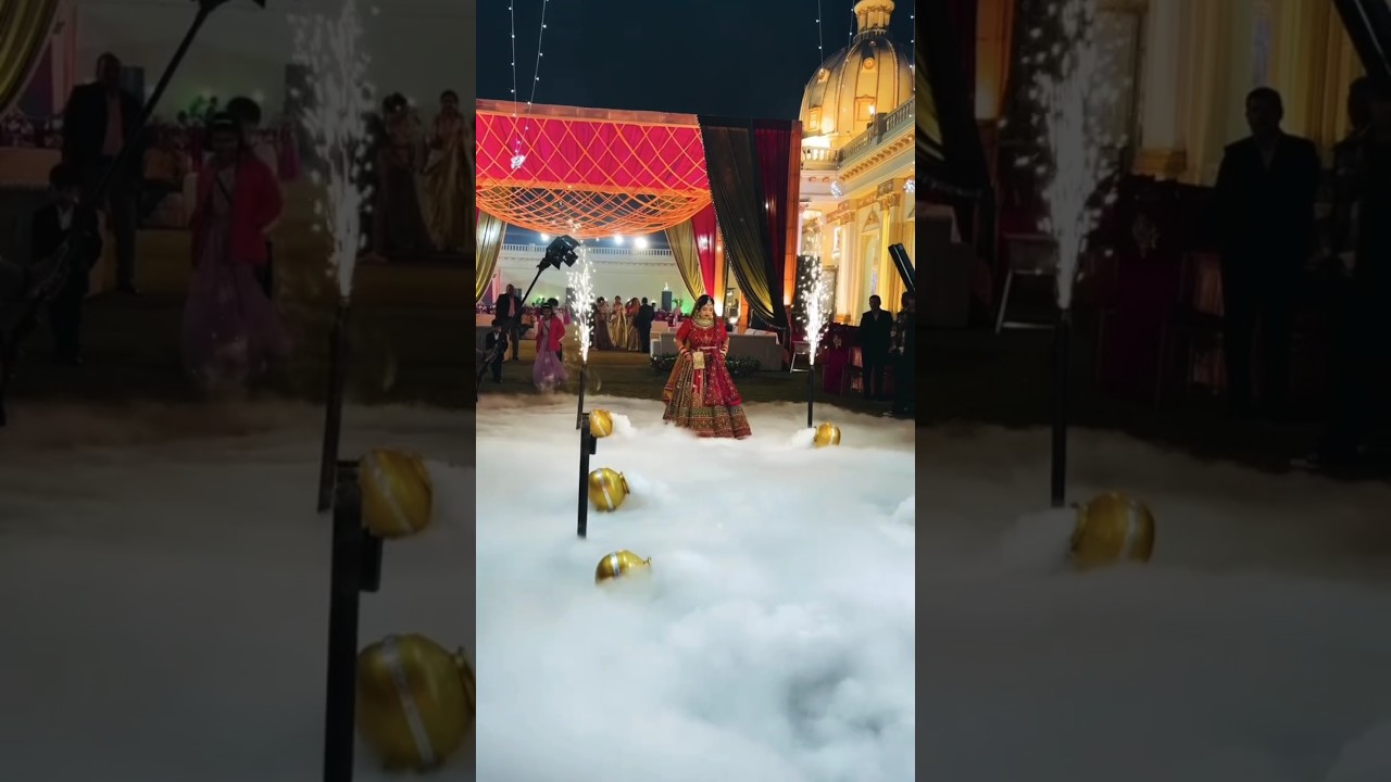 🔥 Royal Pyro Entry | Grand Wedding Entry | Cold Pyro Fire Effect ✨