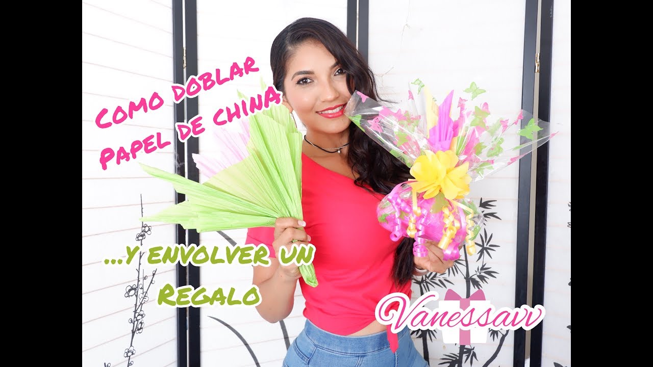 Como envolver un pequeño regalo con papel seda o china