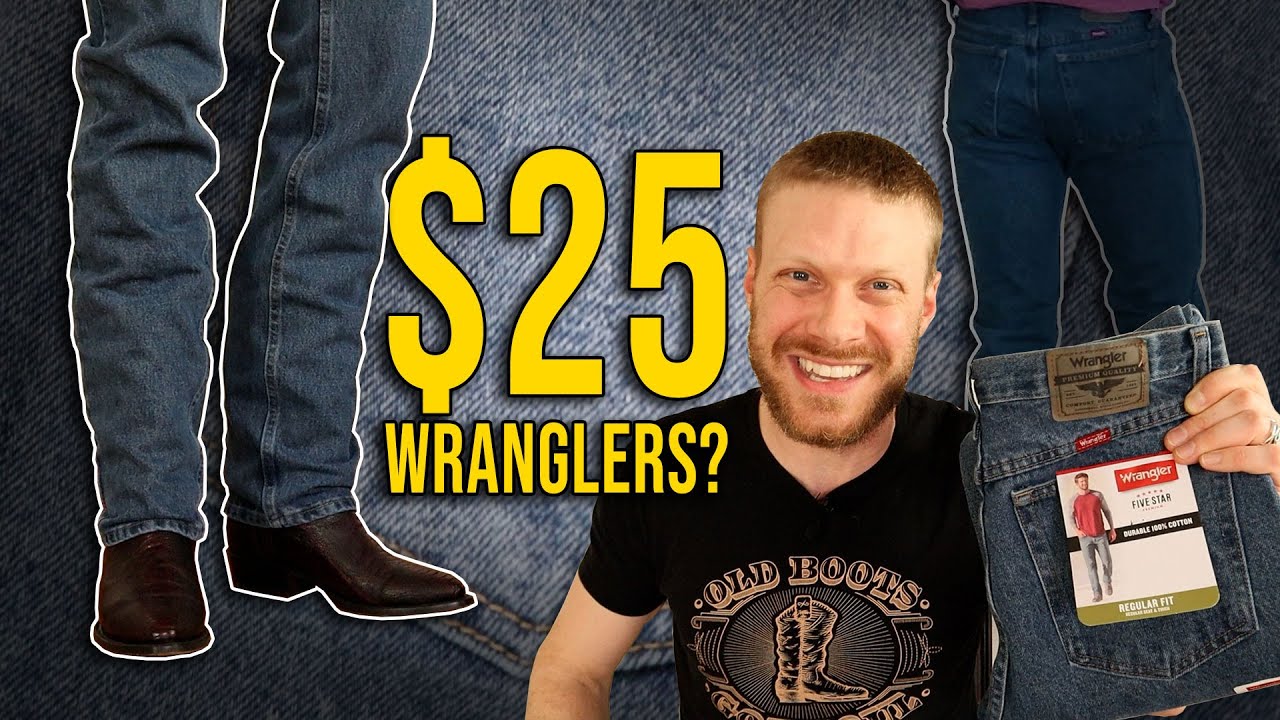 Wearing Wrangler Five Star Jeans with Your Favorite Cowboy Boots