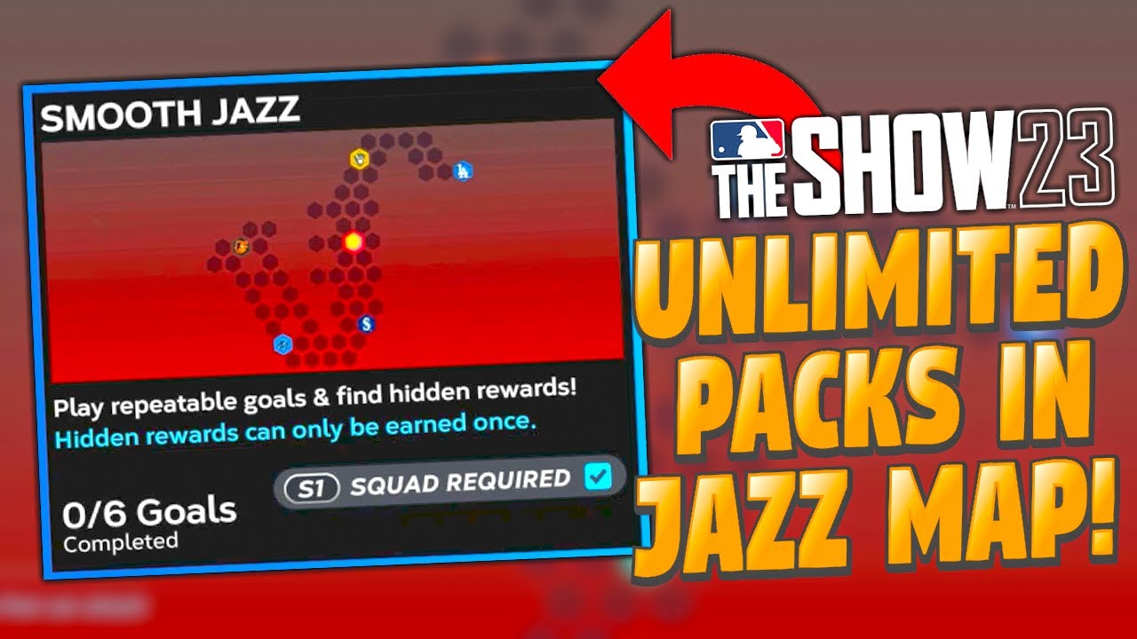 HOW TO GET UNLIMITED FREE PACKS! SMOOTH JAZZ Conquest Map in MLB The Show 23