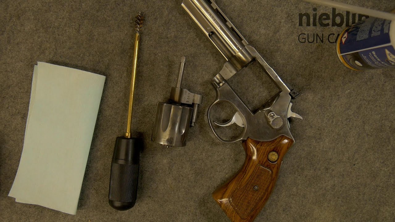 Revolver sauber machen
