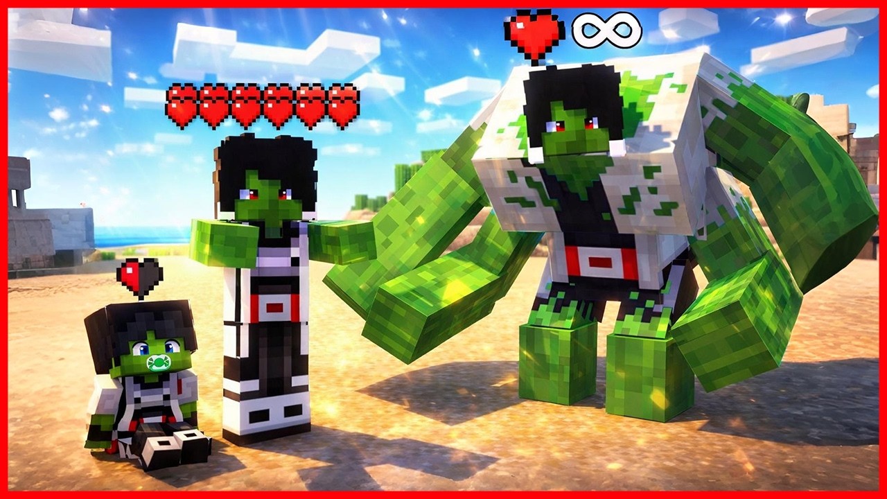 1000 YOUTUBER DI ADOPSI JADI ZOMBIE MUTANT DI MINECRAFT ! ZOMBIE WARNA WARNI PUN NGAMUK !