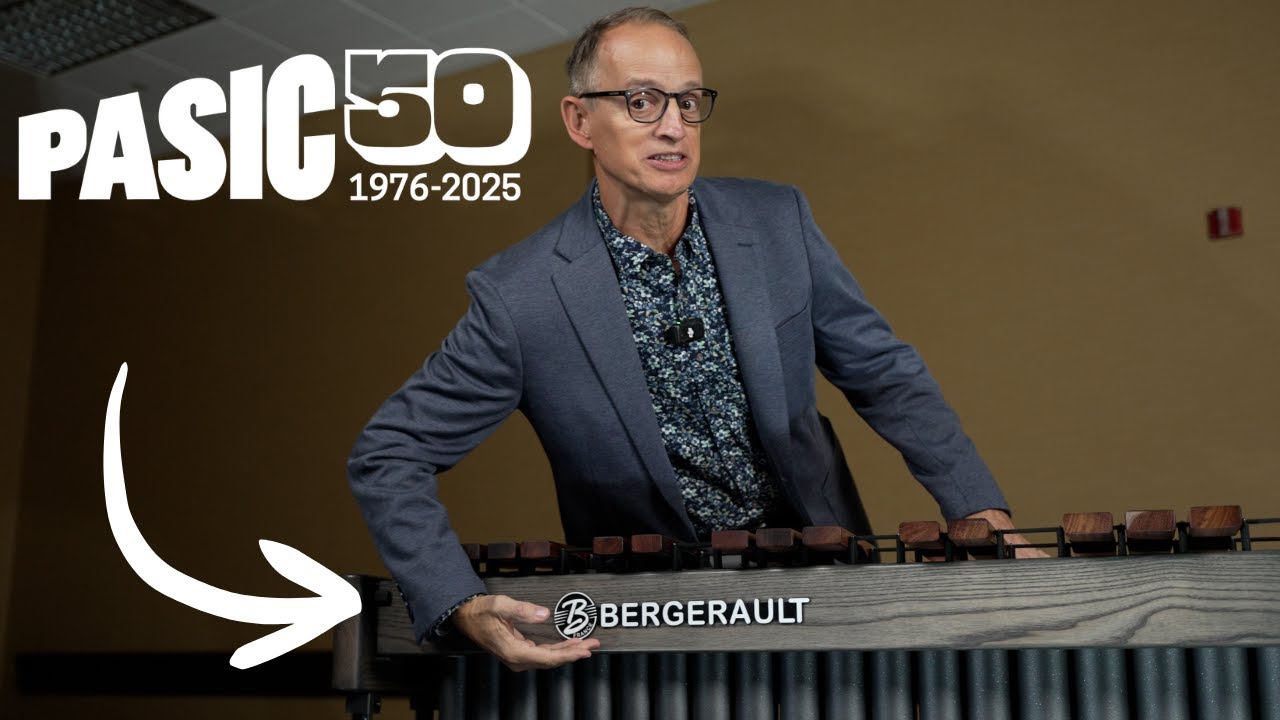 Марк Форд играет на новой маримбе Bergerault BM50