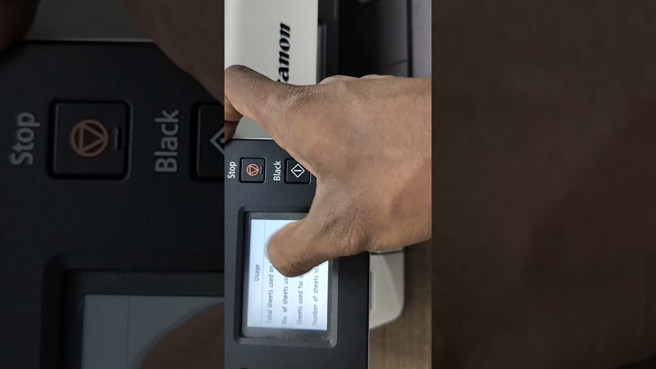 Canon G6070 Printer _ usage report/ page count
