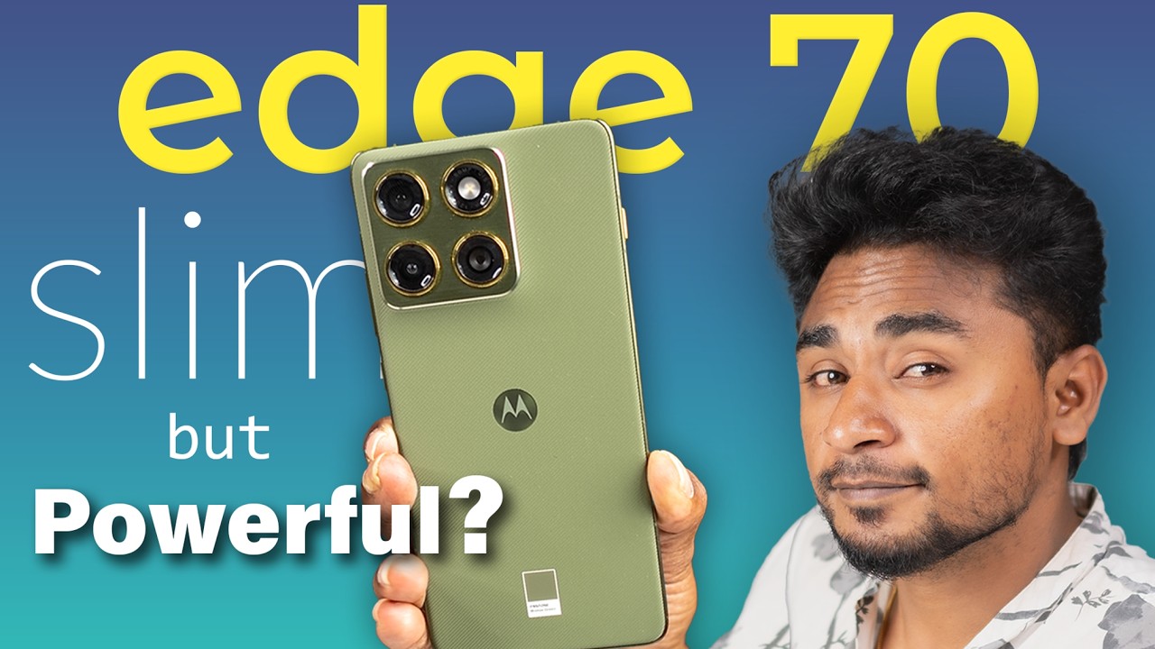 Slim ⚡ ஆனா Powerful-ஆ? 🤔 | Moto Edge 70 Tamil Review 💥