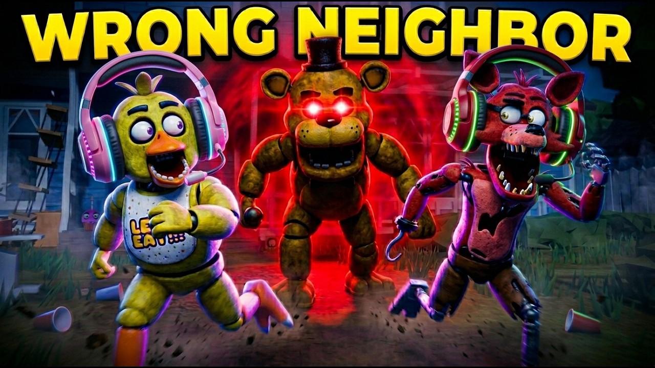 2 Players vs Freddy Mod in Hello Neighbor… This Was a Mistake!