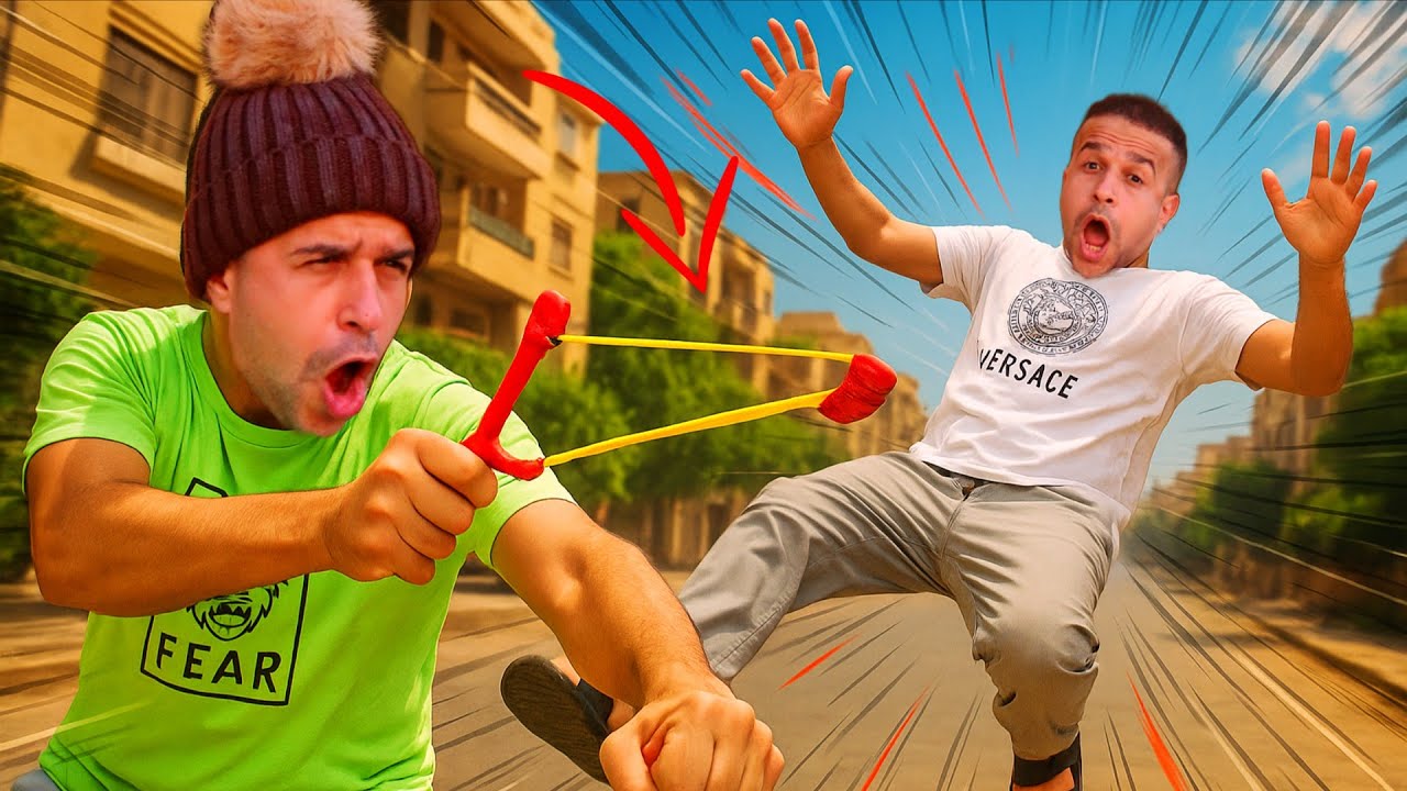 رزه عمل (نبله) واتخانق بيها مع الشارع كله 😱😂/ مصطفي نجيب 