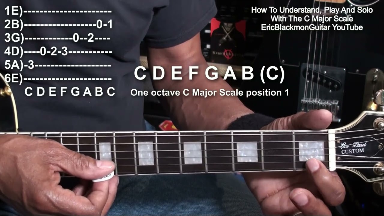 The C Major Scale: How To Understand, Use & Play Solos On Guitar Lesson 