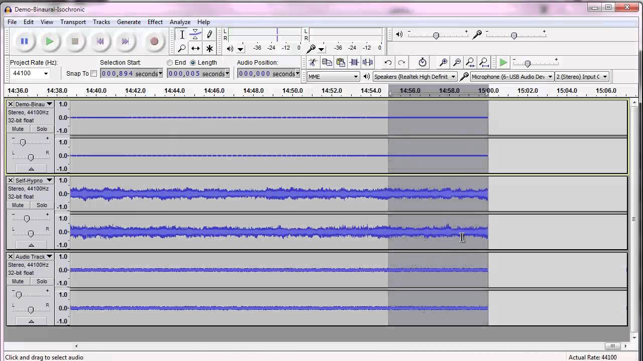 How to Make Brain Wave and Hypnosis MP3s with Audacity (Part 4 of 4)