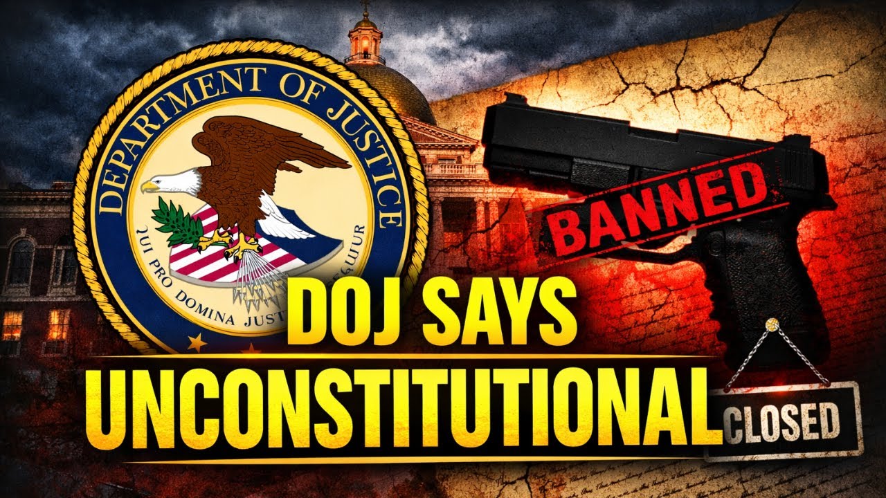DOJ Turns on Democrat State &mdash; Says Gun Ban Violates the 2nd Amendment