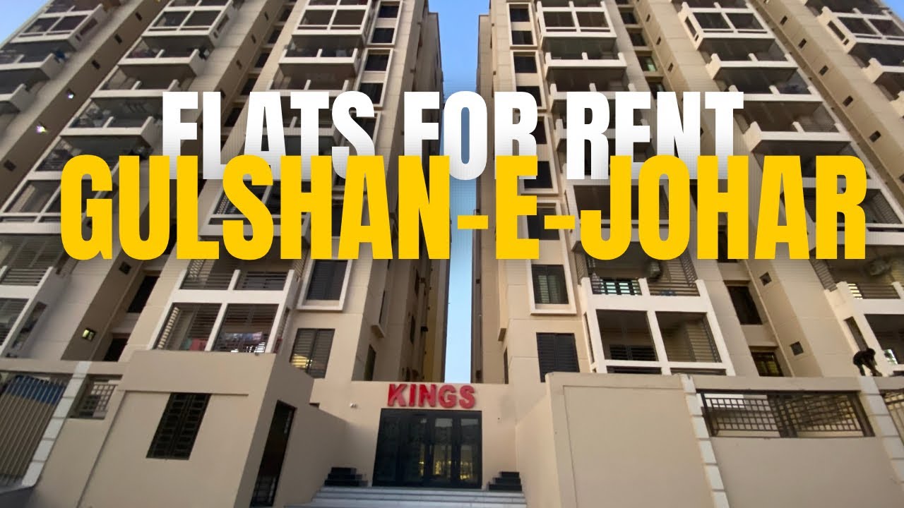 Flats For Rent & Sell Gulshan E Johar | 2Bed dd & 3 Bed dd