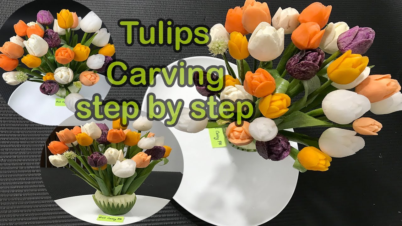 30PCS TULIPS FLOWER BOUQUET #trend