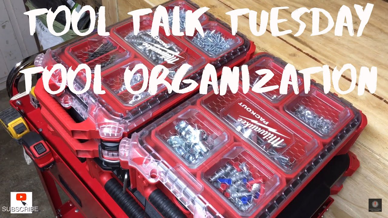 Milwaukee Packout Organizers. An Electricians Way To Tool Organization . Tool Talk Tuesday!!!