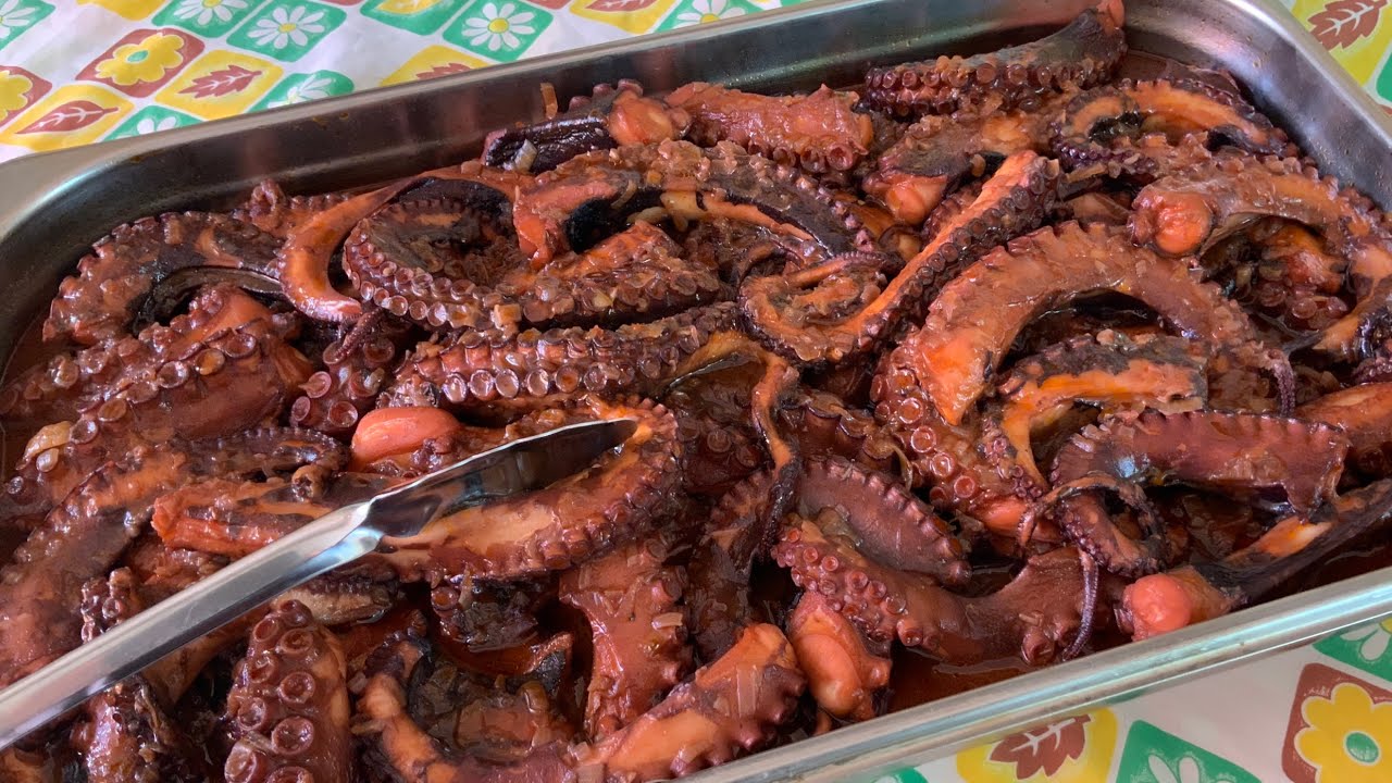 Polvo dos nossos Açores Assado no Forno