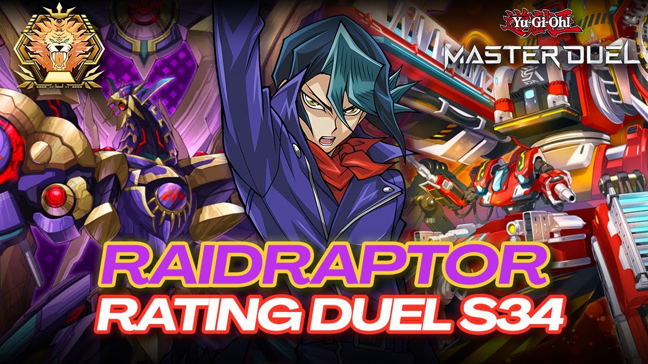 MASTER 1 RAIDRAPTOR RATING DUEL SEASON 34 | Yu-Gi-Oh! Master Duel