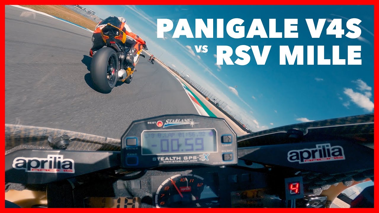 Aprilia RSV Mille vs. Ducati Panigale V4S - Assen 19-05-2025