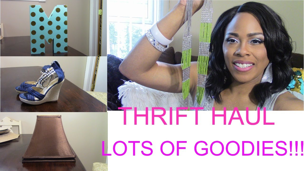THRIFT STORE HAUL (OMG...HUGE THRIFT HAUL!!!)