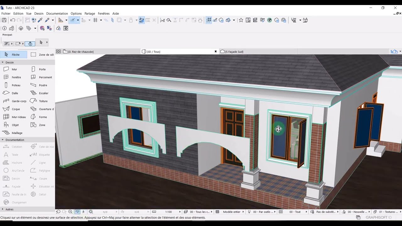 Comment modéliser des Voutes dans ArchiCAD