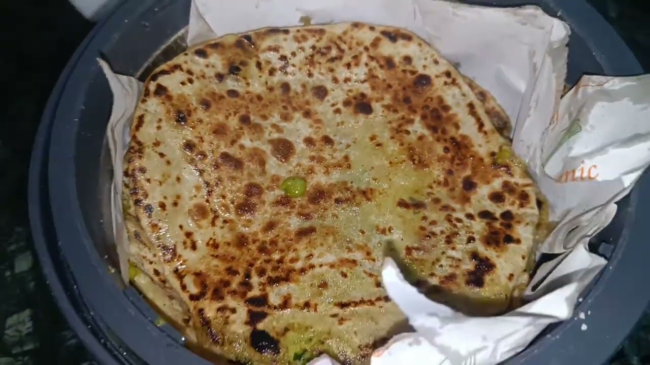 आलू और मटर की पराठा