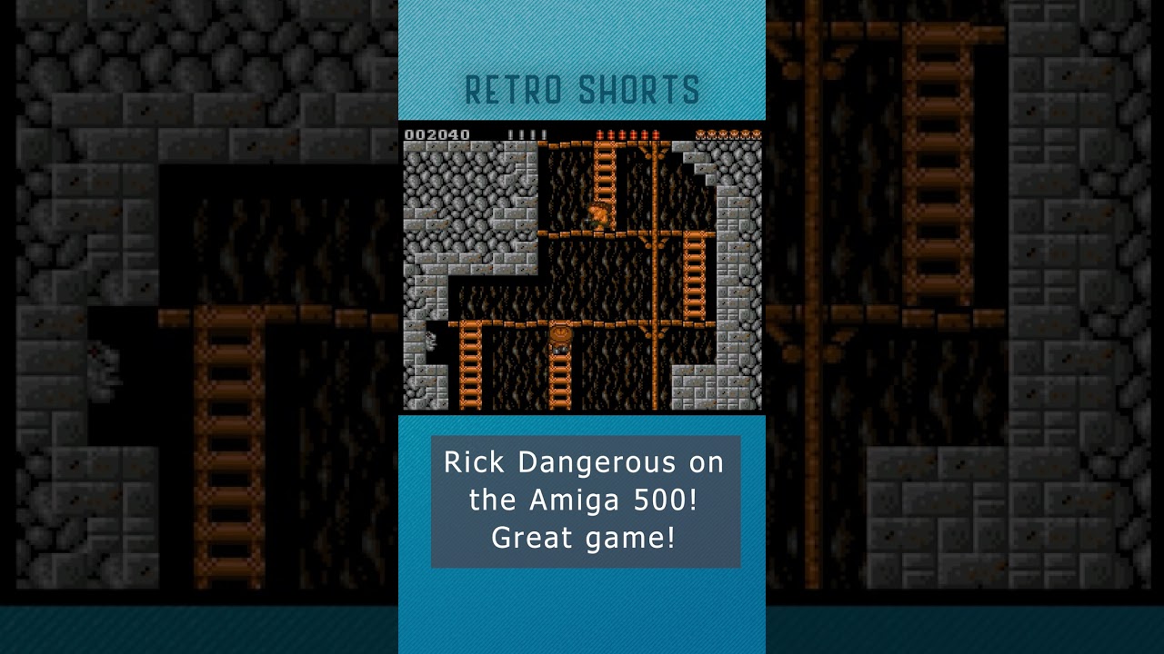 Rick Dangerous on the Amiga 500!  