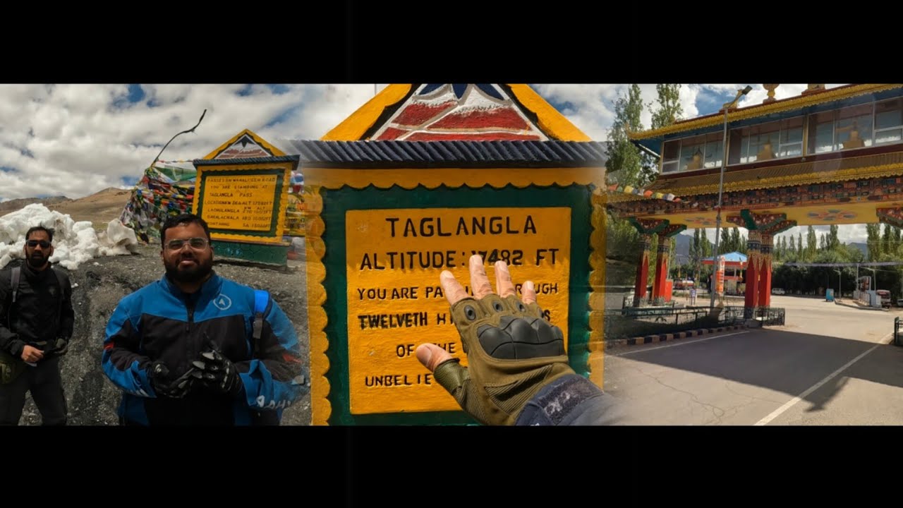 Ep-2 Riding through landscapes || From Pang to Leh,Ladakh 🏍️