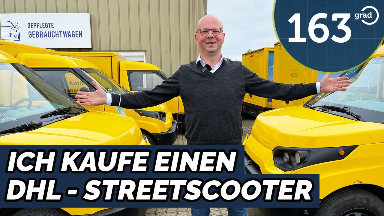 Ich kaufe einen gebrauchten DHL-StreetScooter in Garbsen bei Hannover - 163 Grad