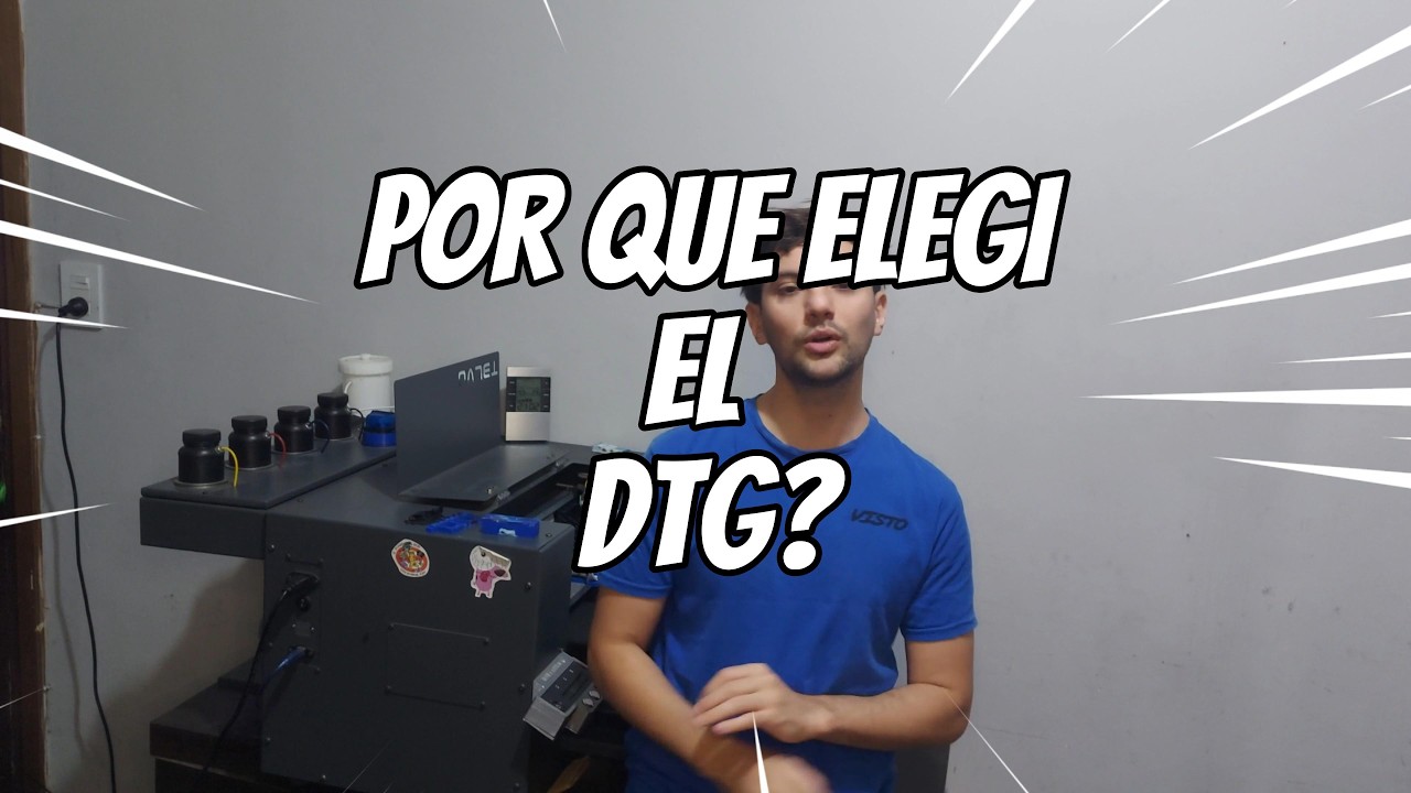 Por qué elegí impresión DTG para mi emprendimiento | Mi experiencia real