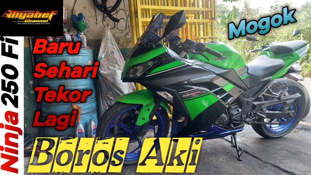 NINJA 250 FI AKI SERING TEKOR || Ternyata Ini Penyebab Nya