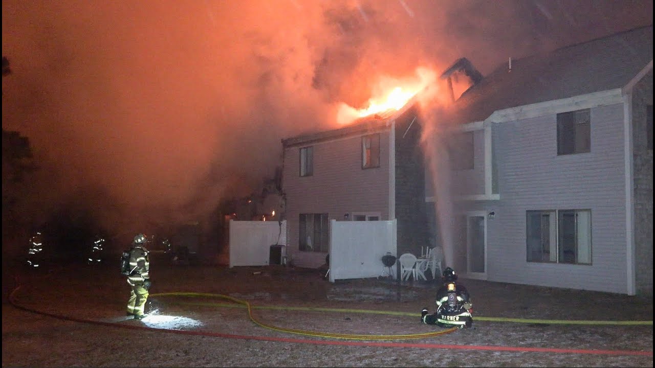 *** WATCH *** FIRE TEARS THROUGH MULTIPLE CONDO UNITS IN BREWSTER
