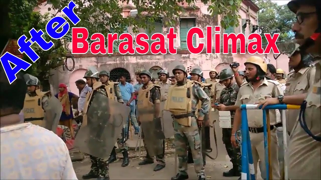 After the Climax : Barasat DM Office Road during Left Protest